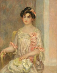 マダムジョッセベルンハイム-ダウバービル（旧姓マチルデアドラー）の肖像 作： Pierre Auguste Renoir