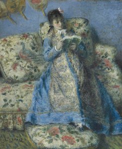 モネ夫人の肖像 作： Pierre Auguste Renoir