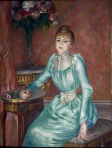 ボニエール夫人の肖像（油彩・キャンバス 作： Pierre Auguste Renoir
