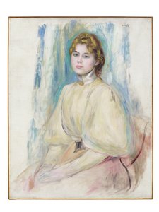 マドモアゼル・イボンヌ・レロルの肖像、1894年頃 作： Pierre Auguste Renoir