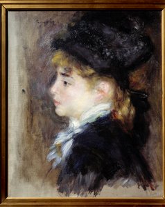 マルゴの肖像ピエール・オーギュスト・ルノワール（1841-1919）の絵画 作： Pierre Auguste Renoir