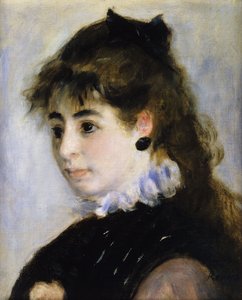 ミスアンリエットアンリオットの肖像画。ヘンリオ夫人の肖像、1874