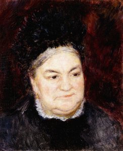 歳の女性の肖像画 作： Pierre Auguste Renoir