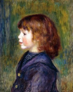 セーラー服を着たピエール・ルノワールの肖像、1890 作： Pierre Auguste Renoir
