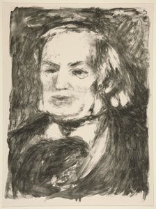 リヒャルト・ワーグナーの肖像 作： Pierre Auguste Renoir