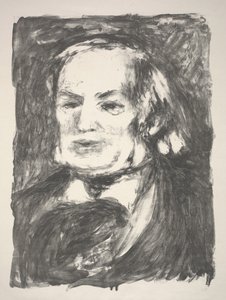 リヒャルト・ワーグナーの肖像 作： Pierre Auguste Renoir