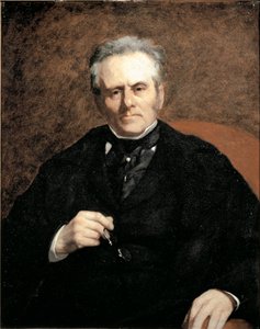 ウィリアム・シスレー（1799-1871）の肖像。画家アルフレッド・シスレーの父。絵画：ピエール・オーギュスト・ルノワール（Pierre-Auguste 作： Pierre Auguste Renoir