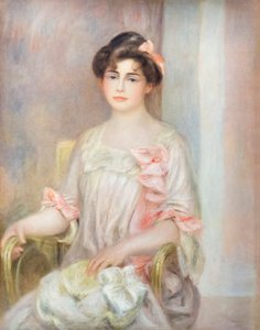 マダム・ジョス・ベルンハイム・ドーベルヴィルの肖像 作： Pierre Auguste Renoir