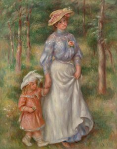 プロムナード 作： Pierre Auguste Renoir