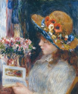 読書ガール 作： Pierre Auguste Renoir