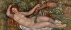 リクライニングヌード 作： Pierre Auguste Renoir