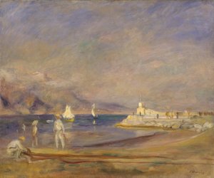 サントロペ、1898〜1900年 作： Pierre Auguste Renoir