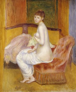 着席ヌード、休憩、1885