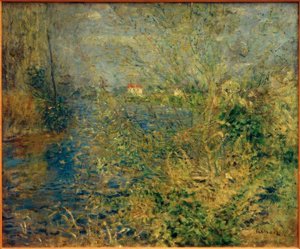 アルジャントゥイユの信号風景 作： Pierre Auguste Renoir