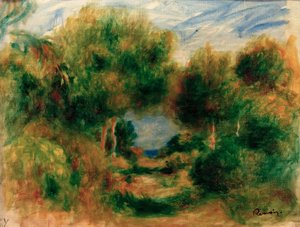 森の中、海底 作： Pierre Auguste Renoir