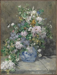 春の花束、1866 作： Pierre Auguste Renoir