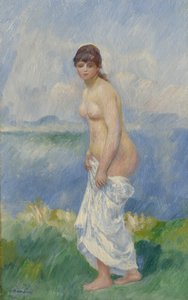 スタンディング・バザー、1885年頃 作： Pierre Auguste Renoir