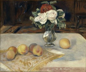 静物。 作： Pierre Auguste Renoir