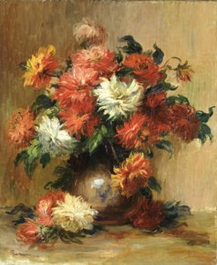 ダリアのある静物1886-1890