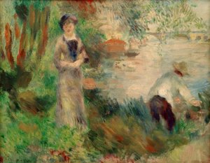 Ile de Chatouについて 作： Pierre Auguste Renoir