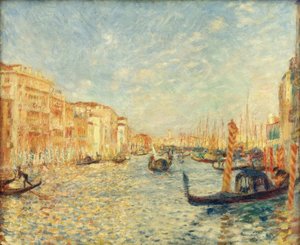 大運河、ヴェネツィア 作： Pierre Auguste Renoir