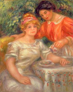 ティータイム 作： Pierre Auguste Renoir