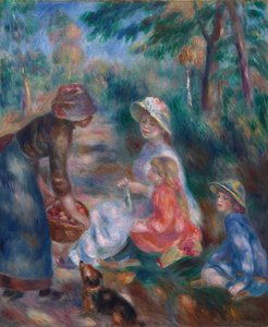 アップルセラー、c。 1890 作： Pierre Auguste Renoir
