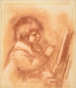 アーティストの息子クロードまたはココ、c。 1906年。 作： Pierre Auguste Renoir