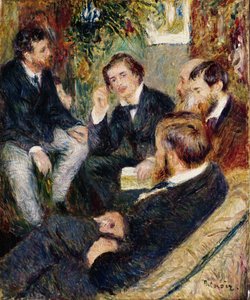 アーティストスタジオ、サンジョルジュ通り、1876 作： Pierre Auguste Renoir