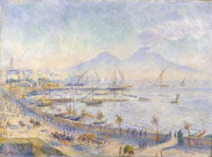 ナポリ湾、1881年。 作： Pierre Auguste Renoir