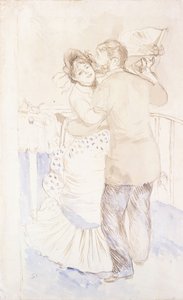 カントリーダンス、1883 作： Pierre Auguste Renoir