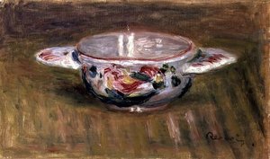 ザ・カップ（油彩・キャンバス） 作： Pierre Auguste Renoir