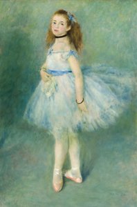 ダンサー、1874年。 作： Pierre Auguste Renoir