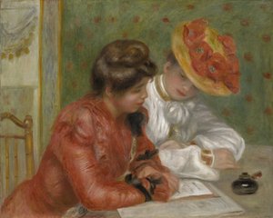 手紙、1895-1900年頃 作： Pierre Auguste Renoir