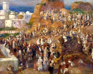 モスク、またはアラブ祭、1881 作： Pierre Auguste Renoir
