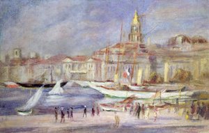 マルセイユの旧港、1912年頃 作： Pierre Auguste Renoir