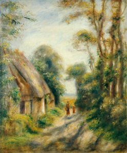 ベルナーヴァル郊外 作： Pierre Auguste Renoir