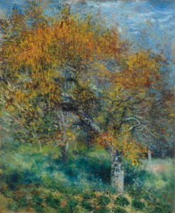 梨の木;ルポワリエ、1870年頃 作： Pierre Auguste Renoir