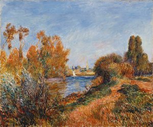 アルジャントゥイユのセーヌ川。アルジャントゥイユのセーヌ川、1888年 作： Pierre Auguste Renoir