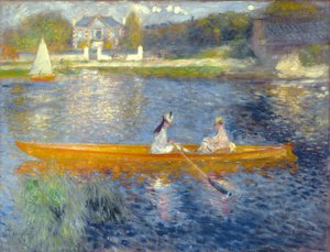 スキフ（ラヨーレ）、1875 作： Pierre Auguste Renoir