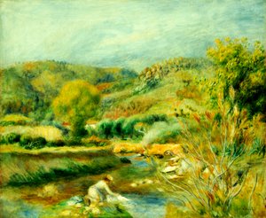 洗濯婦、1891年 作： Pierre Auguste Renoir