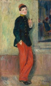 若い兵士、c。 1880年。 作： Pierre Auguste Renoir