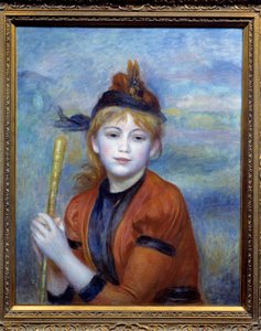 ハイカーです。ピエール・オーギュスト・ルノワール（1841-1919）の絵画 作： Pierre Auguste Renoir