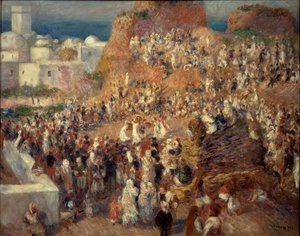 アルジェのモスクまたはアラブフェスティバル 作： Pierre Auguste Renoir