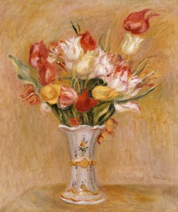 チューリップ 作： Pierre Auguste Renoir
