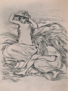 二人の海水浴客、1946 作： Pierre Auguste Renoir