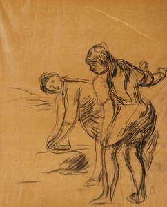 2人のダンサー。二人のダンサー、 作： Pierre Auguste Renoir