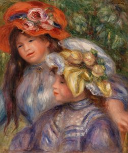二人の女の子 作： Pierre Auguste Renoir