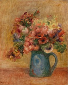 花瓶の花 作： Pierre Auguste Renoir