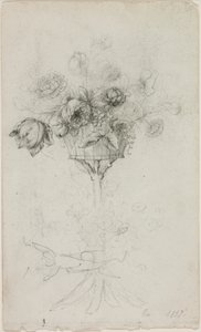 花瓶の花 作： Pierre Auguste Renoir